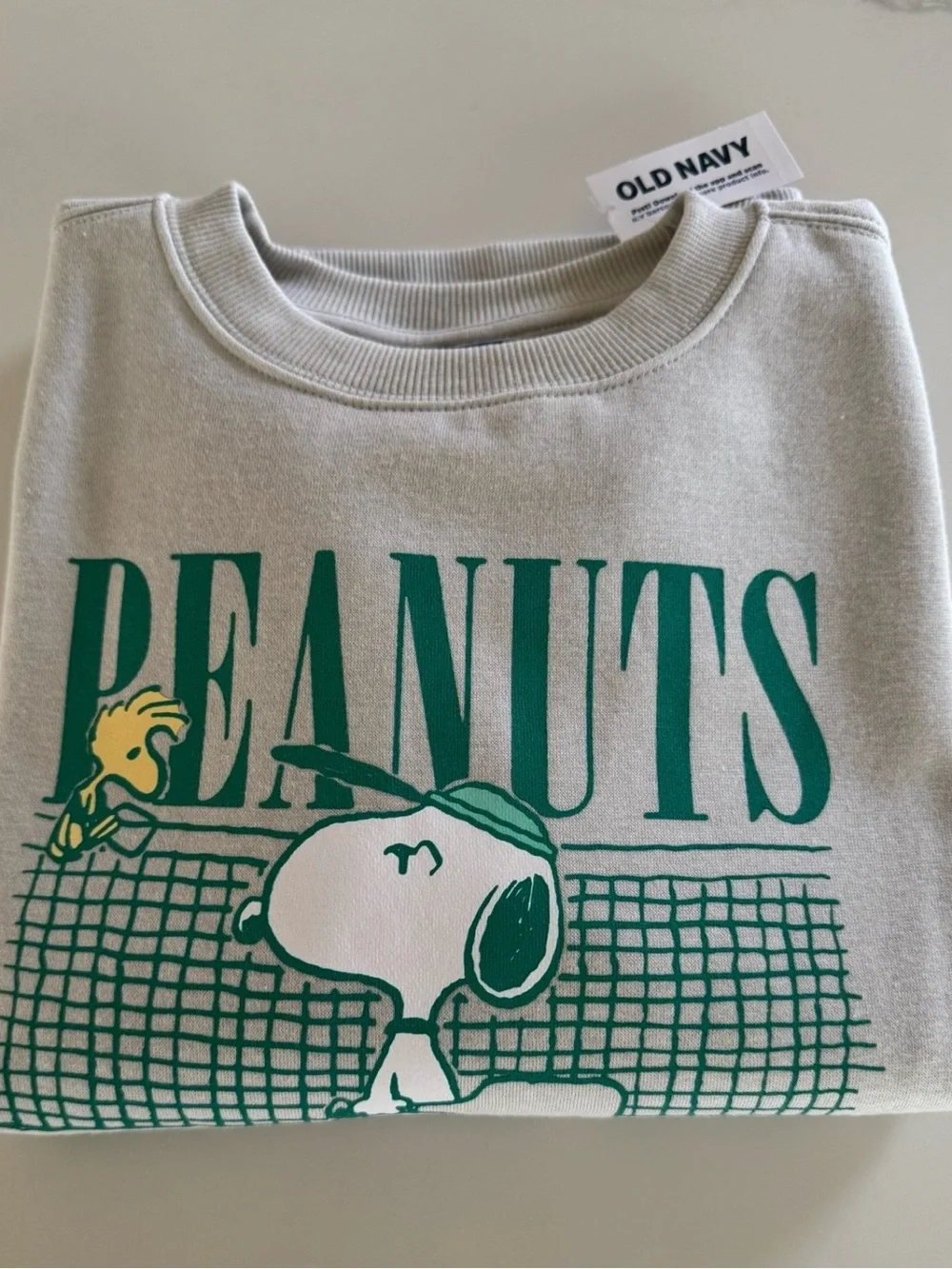 Snoopy Girls’ Oversized Sweatshirt Size 10-12 NWT